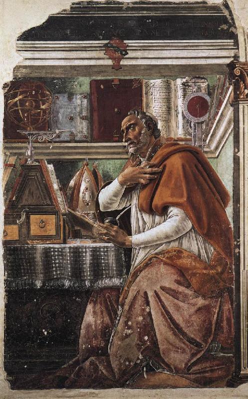 St Augustine fdgdf, BOTTICELLI, Sandro